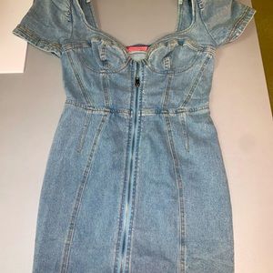 Denim Mini Dress - Small